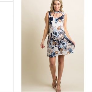 Pink blush maternity dress